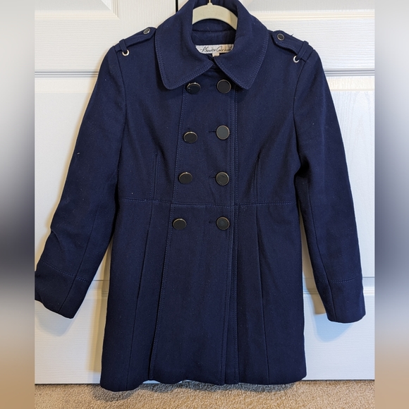 Kenneth Cole Jackets & Blazers - Kenneth Cole Navy peacock coat